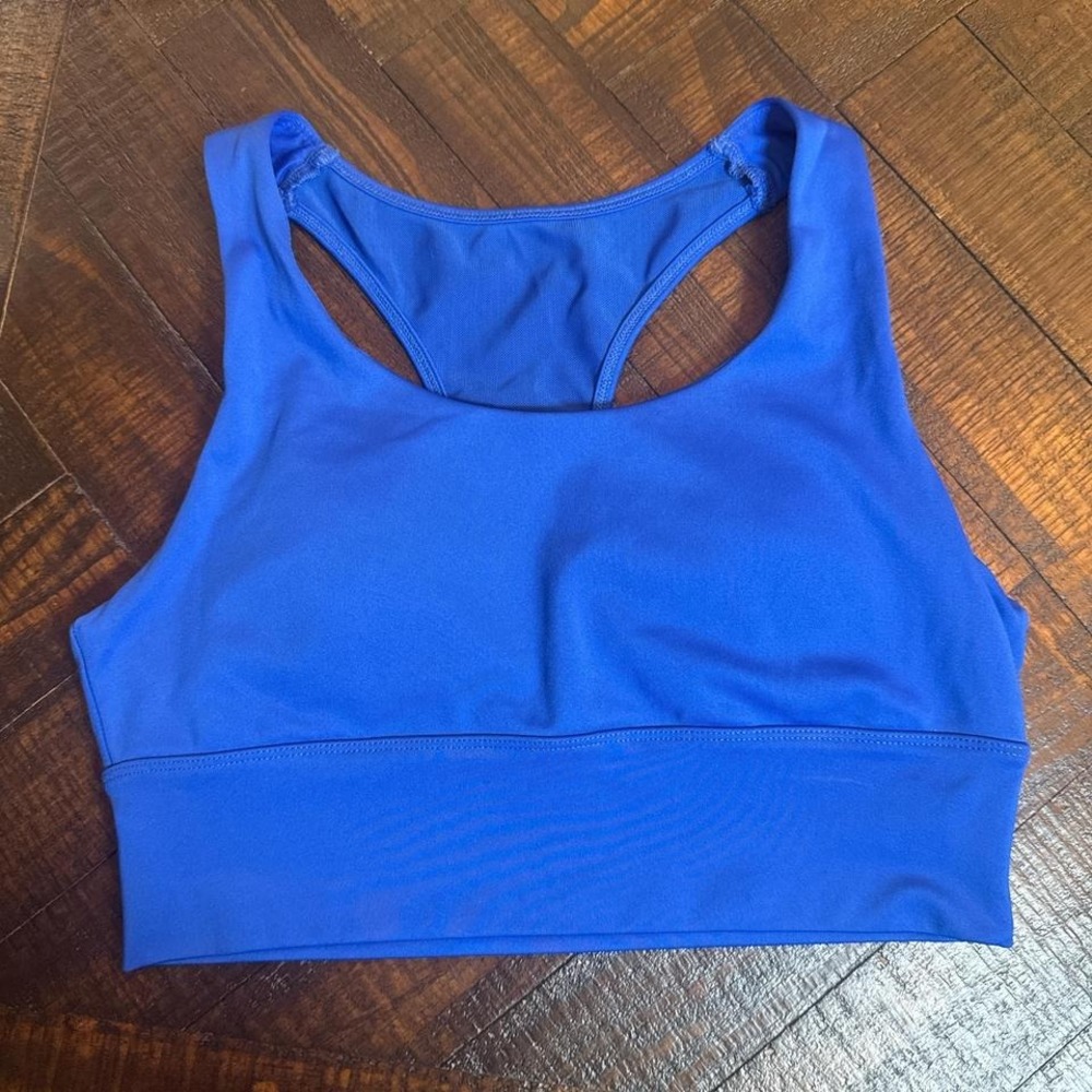 RBX Active Performance‎ Blue Sports Bra Athleisure Medium
